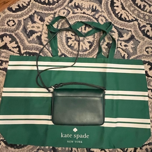Kate Spade Forest Green Crossbody Bag - Picture 2 of 3